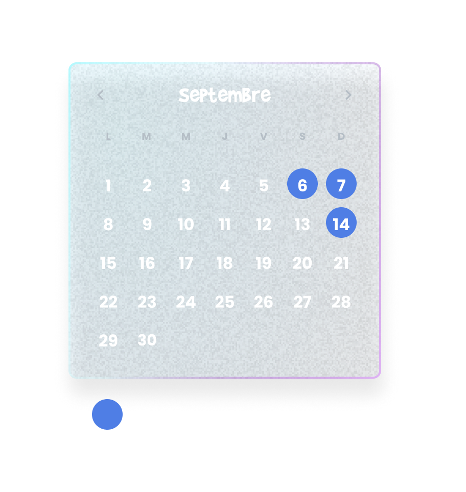 Planning septembre